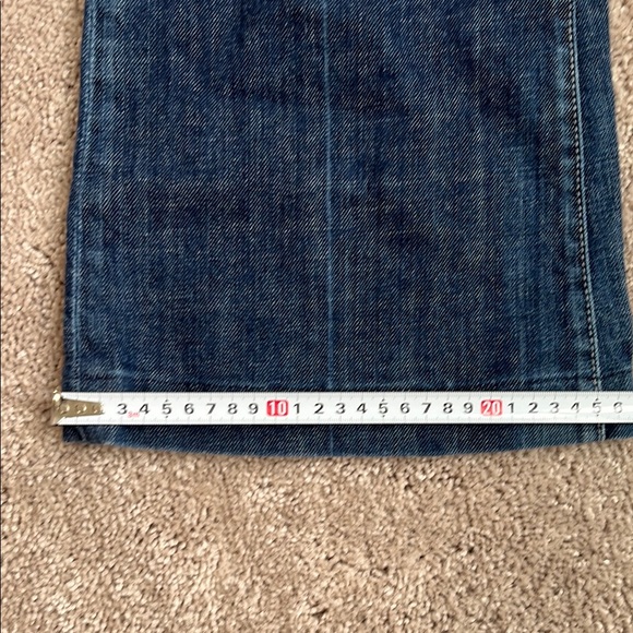 Citizens Of Humanity Faye # 003 Low Waist Full Leg Blue Jeans - Picture 5 of 14